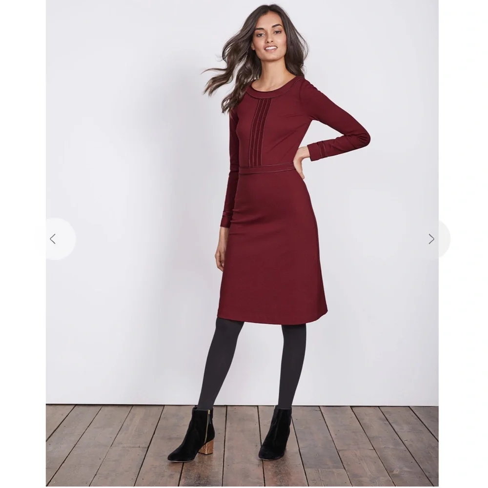 Boden NWOT Gisele Ponte Dress size 8L - Picture 4 of 17